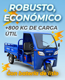Triciclo Robusto, Económico y con Batería de Litio
